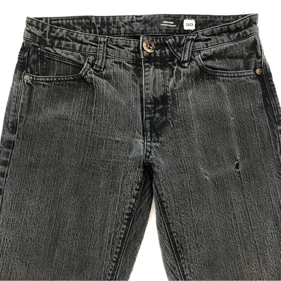 Volcom, Solver Modern Straight Jeans, Size 30 - Picture 7 of 14